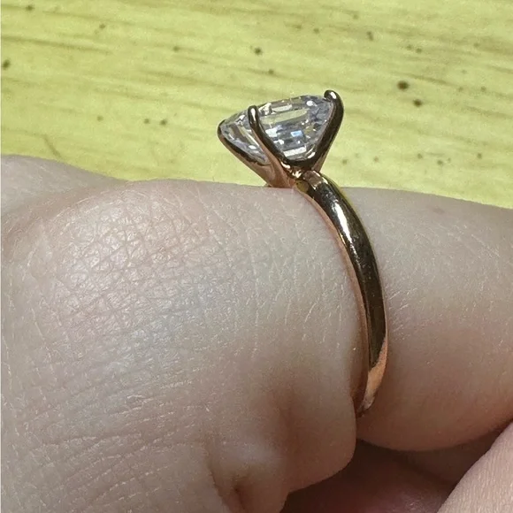 .925 Rose Gold Ring - Picture 6 of 10